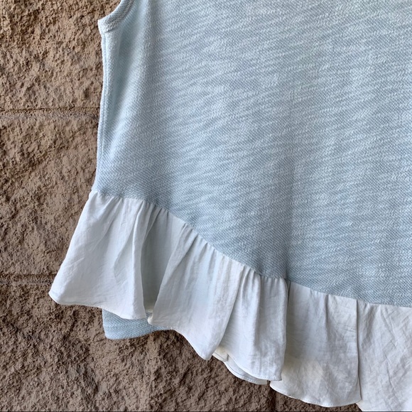 Clu+Willoughby Assymetrical One Shoulder Tank Top - Picture 3 of 10